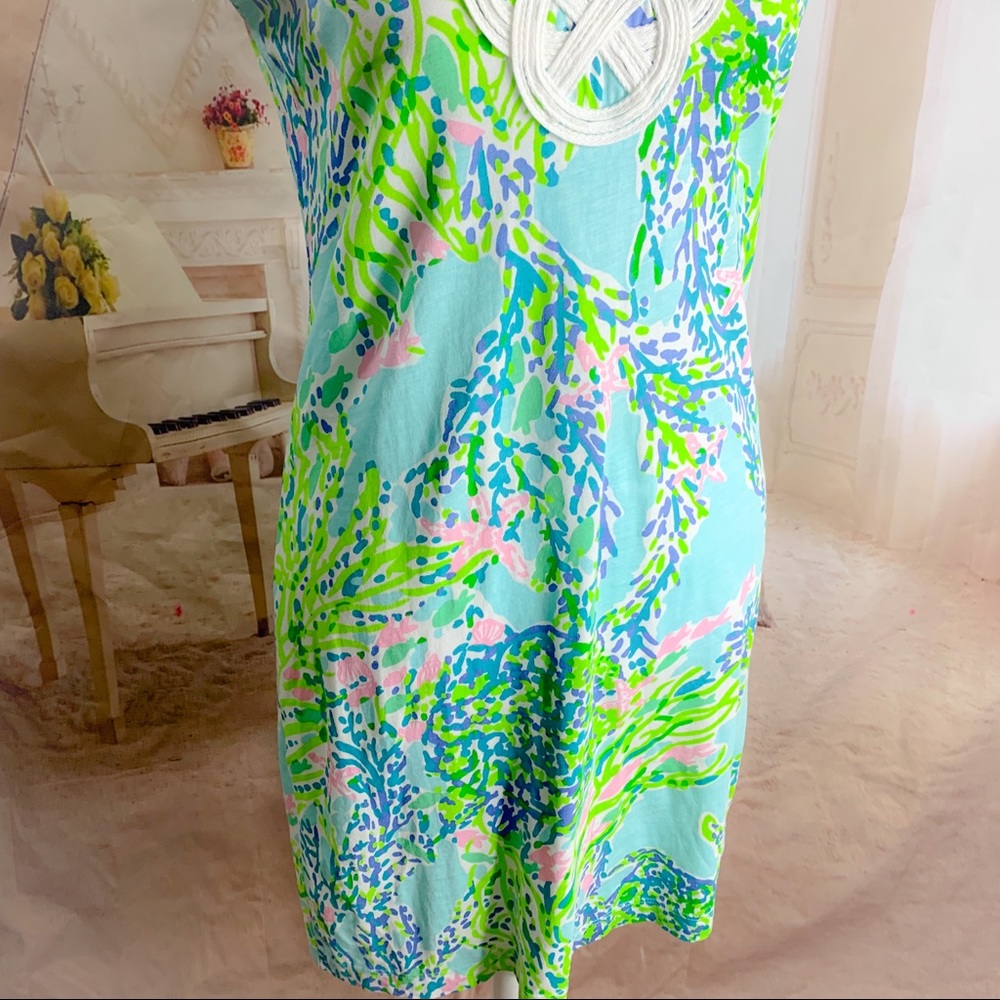 Lilly Pulitzer Women’s V Neck Brewster Dress In Lima Peru Dress - Picture 6 of 11